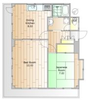 パールハイツの間取り画像