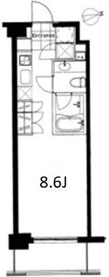 フレンシア麻布十番ノースの間取り画像