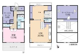 吉祥寺北町3丁目戸建ての間取り画像