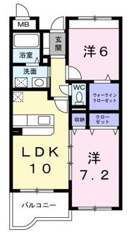 リリーハイム・IIの間取り画像