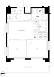 ルーブル大島弐番館の間取り画像