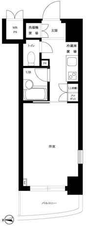 ルーブル蒲田壱番館の間取り画像