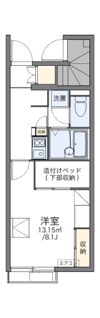 レオパレスプレジール町田の間取り画像