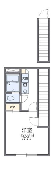 レオパレス鶴間アイリスIの間取り画像