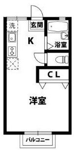 渥美ハイツの間取り画像