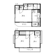 和田2346貸家の間取り画像