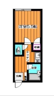 コーポ大新の間取り画像