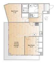 ラスターハウスの間取り画像