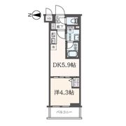 ハーモニーレジデンス東新宿の間取り画像