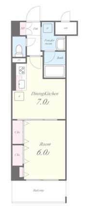 リッツ ラピスの間取り画像