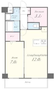 グランシャリオ新蒲田の間取り画像