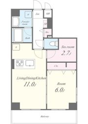 グランシャリオ新蒲田の間取り画像