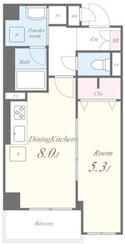 VEGA SANWAの間取り画像