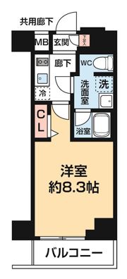 ARCOBALENO KANAMACHIIIの間取り画像