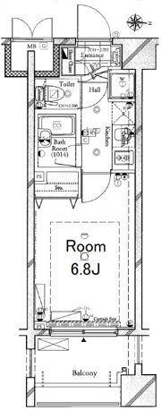 コンシェリア・デュー代々木公園の間取り画像