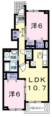 サンライズ・ヴィラ Iの間取り画像