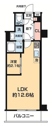 ARCOBALENO DAISHIMAEの間取り画像