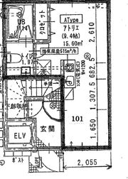 パラディーソ広尾の間取り画像