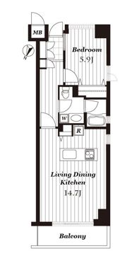 レクシオシティ荻窪の間取り画像