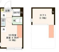 シースカイ平井の間取り画像