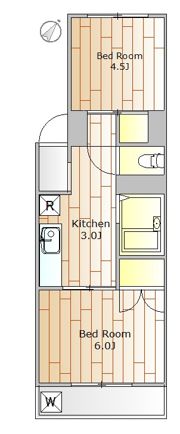 パールハイツ祐天寺の間取り画像