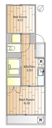 パールハイツ祐天寺の間取り画像