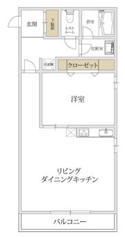 メルベーユ梶ヶ谷の間取り画像