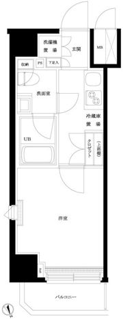 ルーブル新丸子の間取り画像