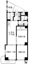 青木町ハイツ2号棟の間取り画像
