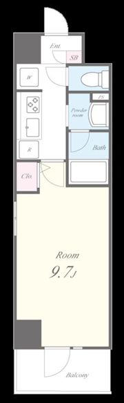 Noir et Blanc並木の間取り画像