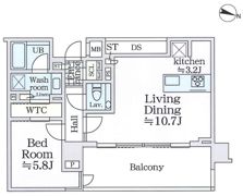 ザ・パークハウス千代田六番町の間取り画像