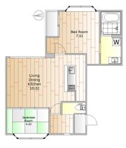 西小山アパートメントの間取り画像