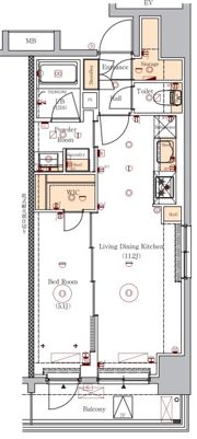 VERXEED ASAKUSAの間取り画像