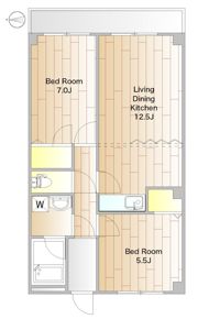 アパートメントカヤ田園調布の間取り画像