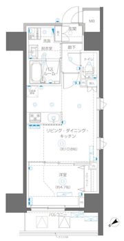 アルファレジデンシア南千住の間取り画像