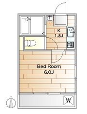 エクセレントフラッツ戸越公園の間取り画像