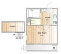 エクセレントフラッツ戸越公園の間取り画像