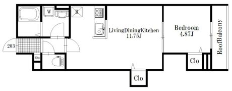 セプテムステラ笹塚の間取り画像