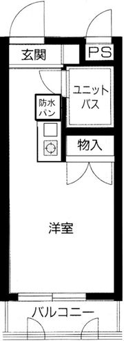 メインステージ中井駅前の間取り画像