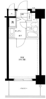 メインステージ武蔵関の間取り画像
