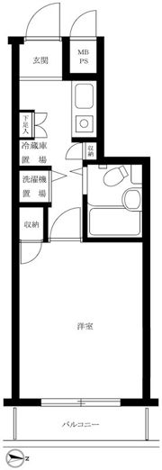 ルーブル戸越公園の間取り画像
