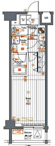 PREMIUM CUBE目黒東山♯moの間取り画像