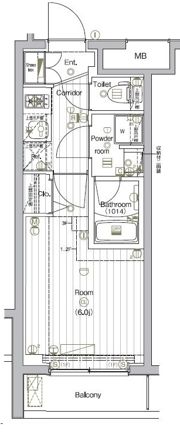 THE PREMIUM CUBE G 大崎の間取り画像