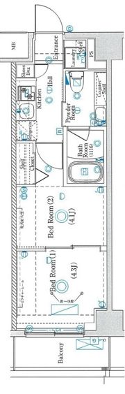 ラフィスタ板橋本町の間取り画像