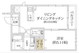 アステージ三軒茶屋の間取り画像