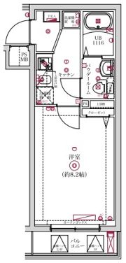 VERXEEDαAYASEの間取り画像