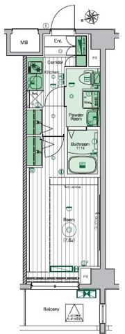 メイクスデザイン府中の間取り画像