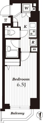 メインステージ浜松町の間取り画像