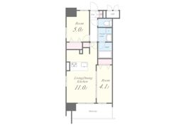 ROOTs Shinjuku Wakamatsucho（ルーの間取り画像