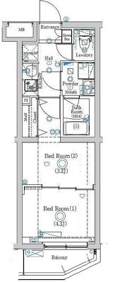 ラフィスタ下丸子の間取り画像